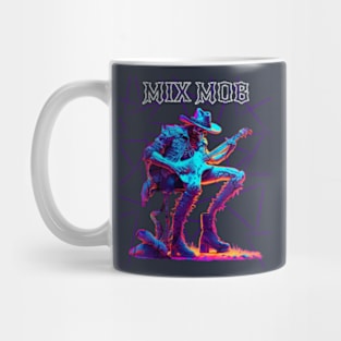 Blue cowboy skull mm Mug